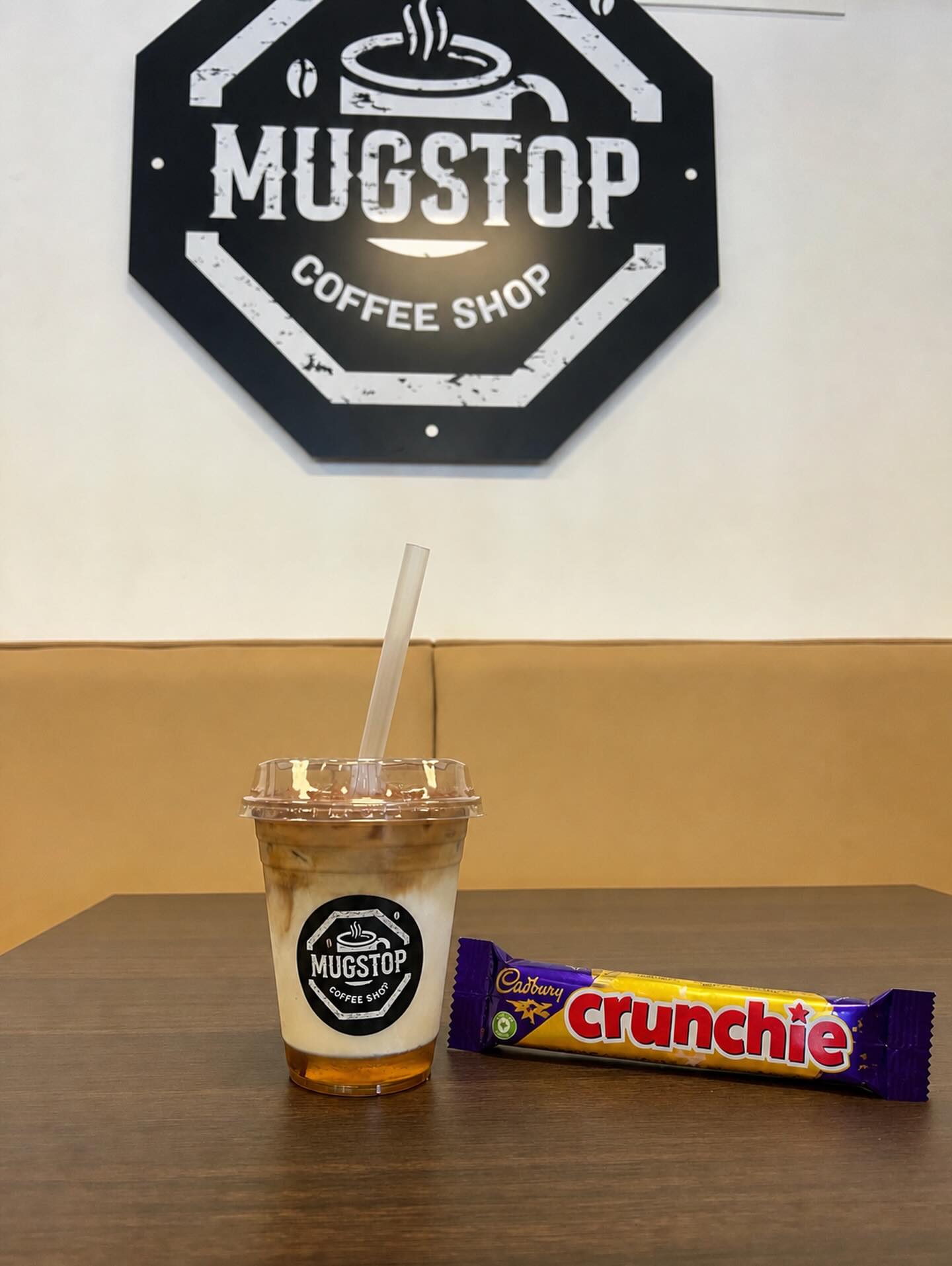 Mugstop iced Crunchie latte